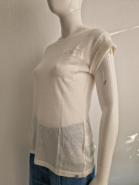 Penn & Ink N.Y. shirt. Maat L. Crème/merinoblend.