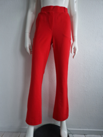 Studio Anneloes flared pantalon. Maat S. Rood/travelstof.