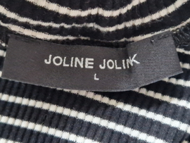 Joline Jolink coltrui. Maat 38/40. Zwart/wit gestreept.