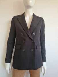 Mango double breasted blazer. Maat 36, Zwart