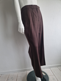 Marc O'Polo Pure pantalon. Maat 44. Chocoladebruin/wol.