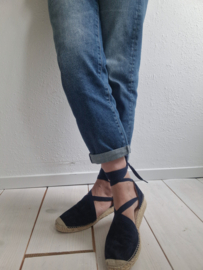 Fred de la Bretoniere espadrilles. Maat 39, Blauw/suède