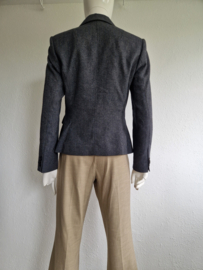 Claudia Sträter blazer. Maat 36/38. Grijs/wol.