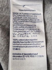 Tommy Hilfiger Essential T-shirt. Maat M. Grijs