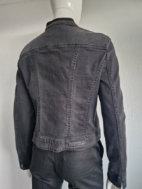 Luisa Cerano denim jasje. Maat 40, Zwart