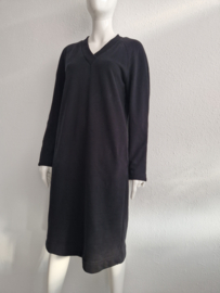 Joline Jolink sweaterdress Spur. Maat M. Zwart.