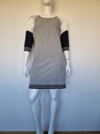 Anna Blue jurk. Maat 42, Grijs/zwart