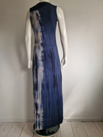 Expresso maxi dress. Maat 38,Blauw/ tie and dye