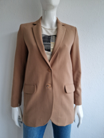 Summum blazer met klepzakken. Maat 34, Abrikoos