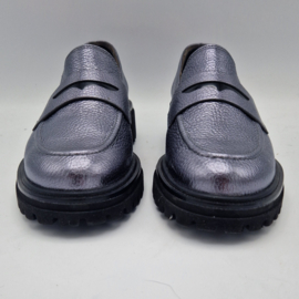 Paul Green loafers. Maat 39, Zilver/leer.
