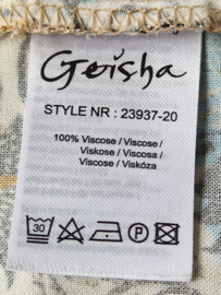 Geisha blouse top. Maat 40. Floral print.