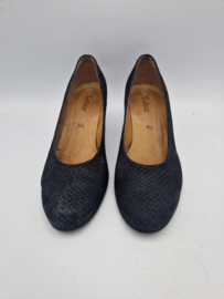 Gabor pumps. Maat 6,5, Zwart/leer.