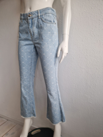 Mos Mosh Simone Monogram jeans. Maat 26, Lichtblauw