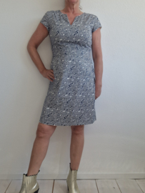 River Woods zomerjurk. Maat 40/42, Blauw/wit.
