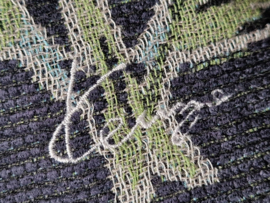 Kenzo shawl. Wol/bloemenprint.