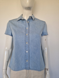 Closed denim blouse XS. Lichtblauw