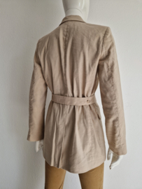 Summum blazer. Maat 34, Zand/linnenmix