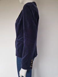 Monoprix Femme blazer. Maat 38. Blauw/fluweel.