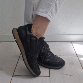 Red Rag sneakers. Maat 40, Zwart/brons/leer.