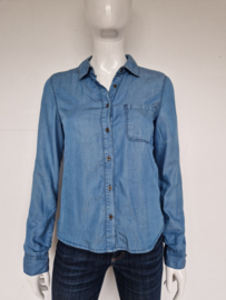 MbyM denim blouse. Mt. S. Blauw.