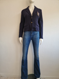 Tommy Hilfiger blazer. Maat L. Donkerblauw/tricot.