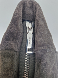 Joop! Handtas. Maat M. Dark grey/leer.