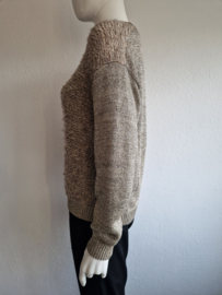 Malene Birger trui Kinno. Maat M. Beige/goud.