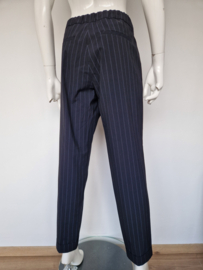 Cambio Kassia pantalon off black krijtstreep maat 40