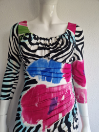 Blugirl jurk. Maat 40, All over print.