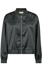 Freequent bomber jasje Flitz. Maat L. Zwart/satijn