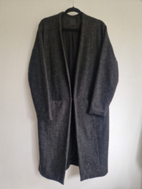 Just Female vest. Maat 40, Antraciet/ wol.