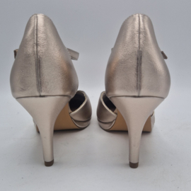 Tamaris pumps met enkelbandje. Maat 40,Zilver.