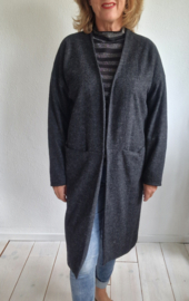 Just Female vest. Maat 40, Antraciet/ wol.