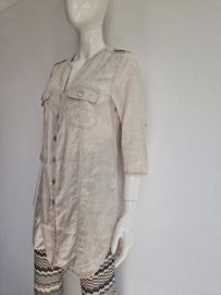 Dreamstar blouse. Maat 38. Beige/linnen.