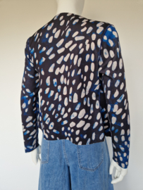 Lizzy & Coco reversible jasje. Maat M. Kleurrijke print