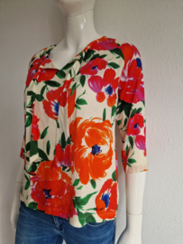 Nathalie Vleeschouwer blouse. Maat S. Bloemenprint.