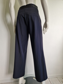 Cambio pantalon.Maat 40. Donkerblauw/travelstof.