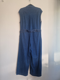 King Louie Amy Chambray jumpsuit. Maat 40. Blauw