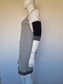 Anna Blue jurk. Maat 42, Grijs/zwart