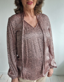 Soyaconcept blouse. Maat L. Panterprint.