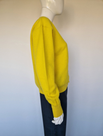 American Vintage vest. Maat M/L. Geel/merino wol.