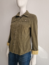 Riani jasje. Maat 38/40, Khaki/corduroy