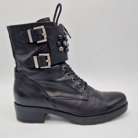 Nero Giardini veterboots. Maat 41, Zwart/leer.