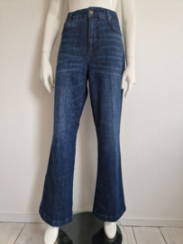 Expresso flared jeans. Maat 40, Donkerblauw.