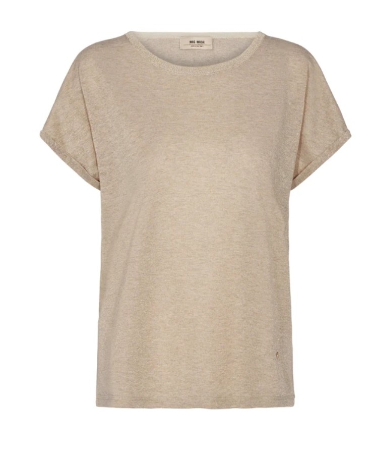 Mos Mosh T-shirt Kay. Maat M. Goud/lurex.
