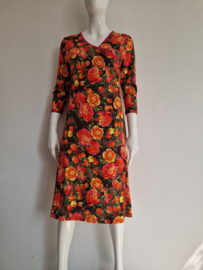 La Lamour jurk Rosaly Roses. Maat M. Rozenprint.