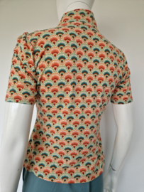 King Louie blouse. Maat M. Retroprint