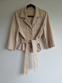 Rianni set (blazer + pantalon). Maat 38/40. Beige