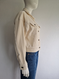 LEE Batwing Rider jacket. Maat S. Creme/corduroy.