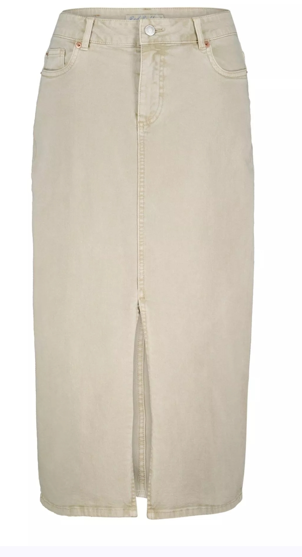 Red Button denim rok Sibelle. Maat 38, Beige.